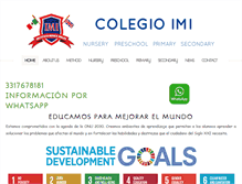 Tablet Screenshot of colegioimi.net